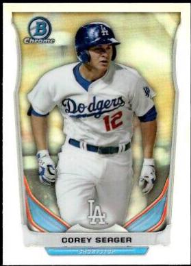 Corey Seager [Chrome Refractor] #CTP-41 Baseball Cards 2014 Bowman Draft Picks Top Prospects