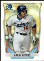 Corey Seager [Chrome Refractor] #CTP-41 Baseball Cards 2014 Bowman Draft Picks Top Prospects Prices