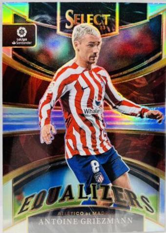 Antoine Griezmann #3 Soccer Cards 2022 Panini Select La Liga Equalizers