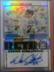 Will Clark [Holo] #RET-WC Baseball Cards 2021 Panini Donruss Optic Retro Signature Series Prices