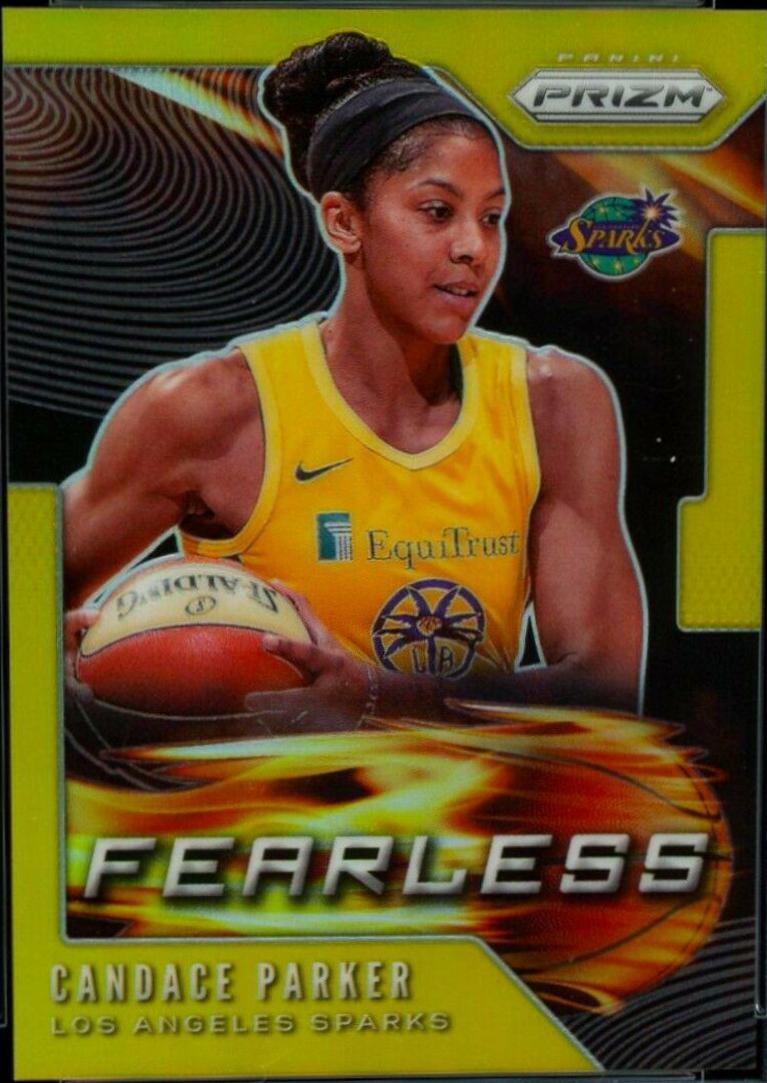 Candace Parker [Prizm Gold] #14 Basketball Cards 2020 Panini Prizm WNBA Fearless