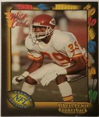 Albert Lewis #87 Football Cards 1991 Wild Card Prices