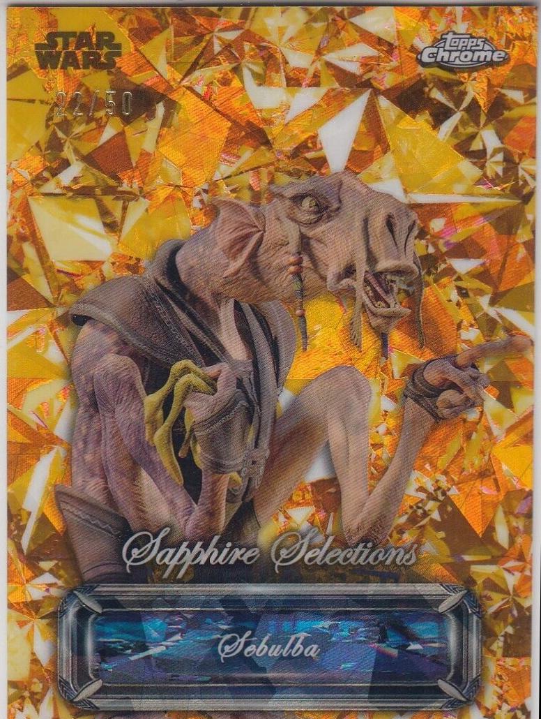 Sebulba [Gold] #SS-14 Star Wars 2024 Topps Chrome Sapphire Selections