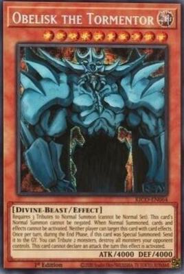 Obelisk The Tormentor [Secret Rare] KICO-EN064 YuGiOh Kings Court