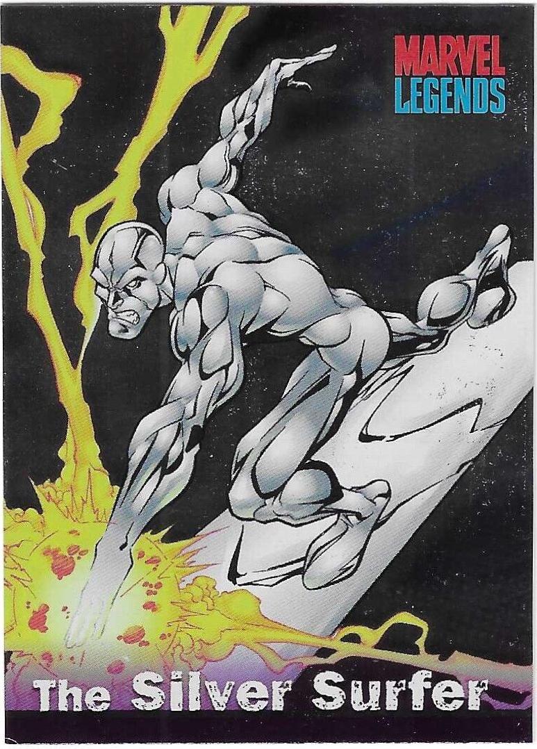 The Silver Surfer [Foil] #33 Marvel 2001 Topps Legends