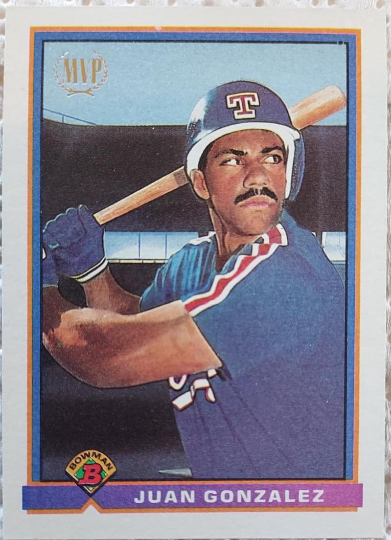 Juan Gonzalez 180 Prices 1991 Bowman Baseball Cards