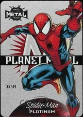 Spider-Man [Platinum] #19 Marvel 2022 Metal Universe Spider-Man Planet Metal Prices