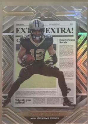 Chris Olave [White] #EXT-5 Football Cards 2022 Panini XR Extra