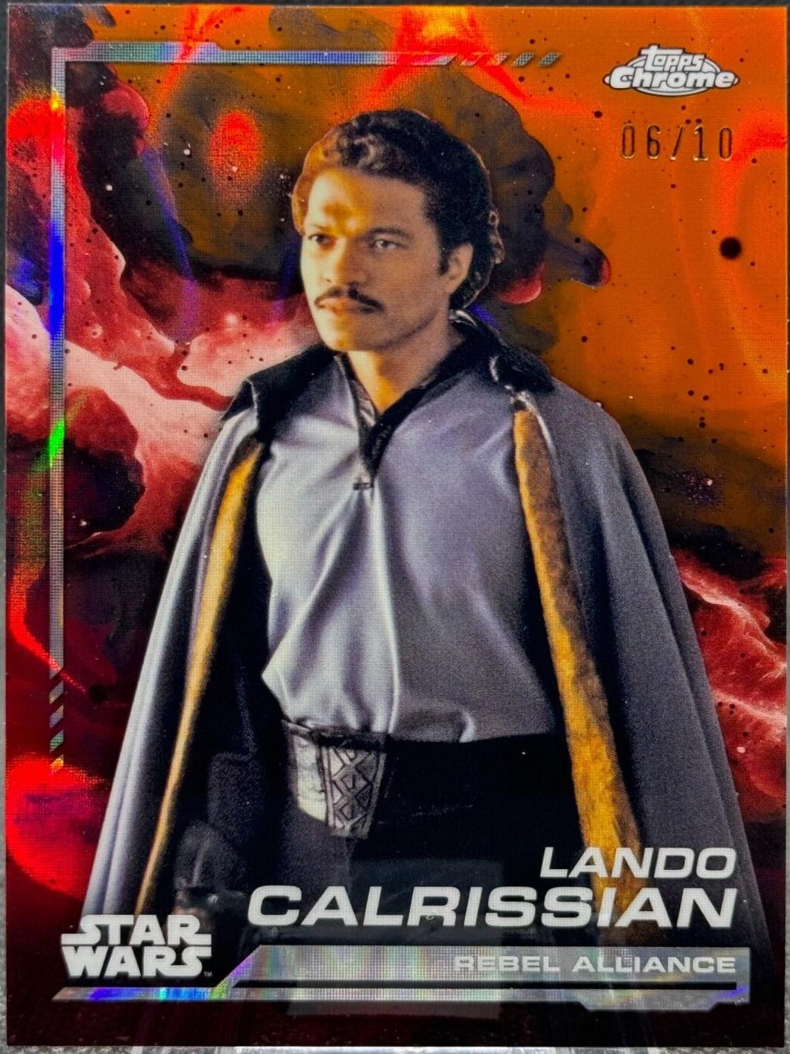 Lando Calrissian [Mustafar Lava Refractor] #106 Star Wars 2024 Topps Chrome