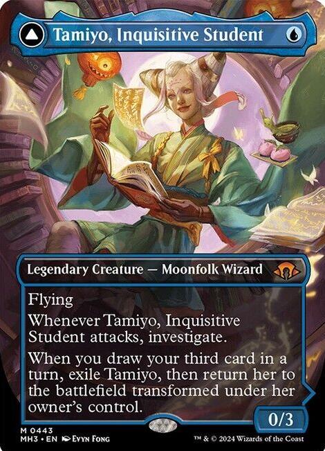 Tamiyo, Inquisitive Student // Tamiyo, Seasoned Scholar #469 Magic Modern Horizons 3