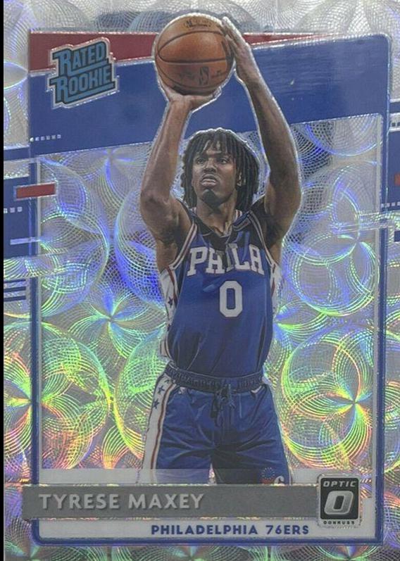 Tyrese Maxey Premium Box Set 171 Prices 2020 Panini Donruss Optic