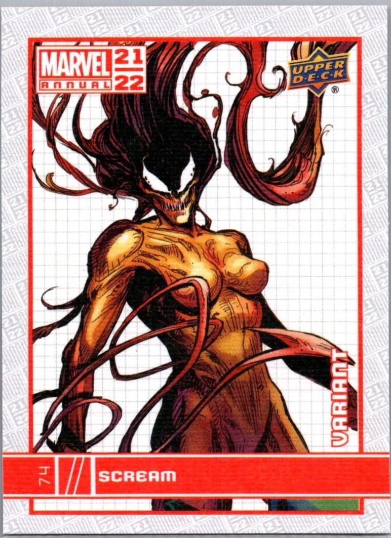 Scream [Canvas] #74 Prices | Marvel 2021 Upper Deck Annual | Marvel Cards