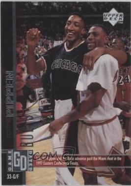 Scottie Pippen #197 Basketball Cards 1997 Upper Deck