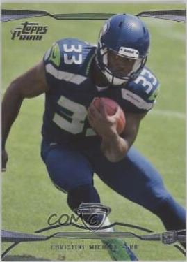 Christine Michael [Retail Blue] #134 Football Cards 2013 Topps Prime