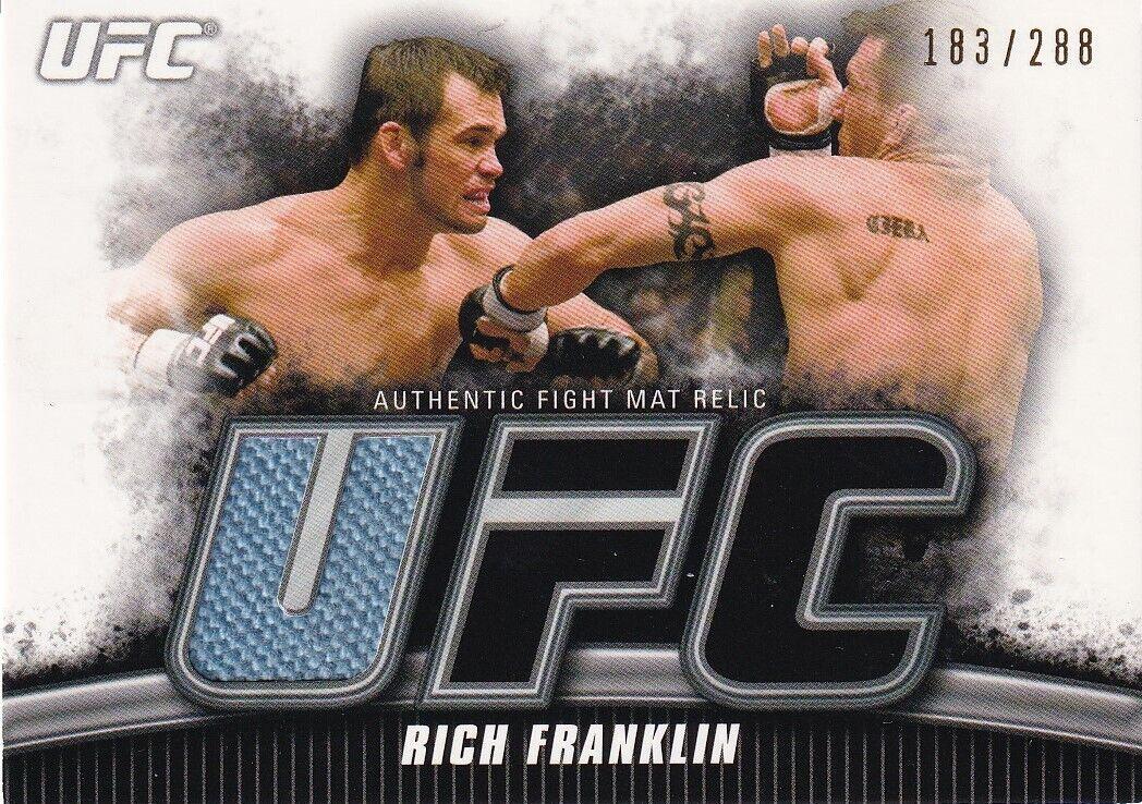 Rich Franklin #FM-RF Ufc Cards 2010 Topps UFC Knockout Fight Mat Relic