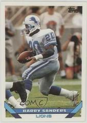 Barry Sanders #190 Football Cards 1993 Topps Prices