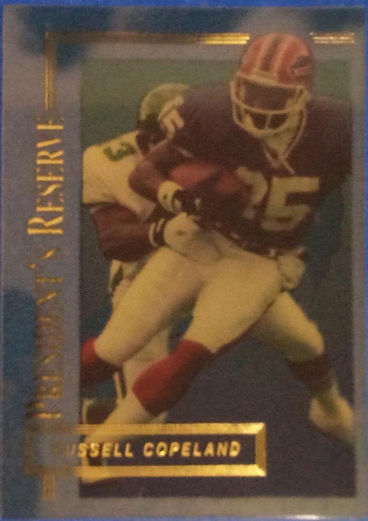 Russell Copeland #212 Football Cards 1996 Collector's Edge President's Reserve