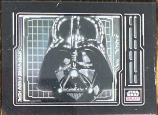 Darth Vader Helmet #AS-5 Star Wars 2024 Topps Chrome Galaxy Armor Shadowbox