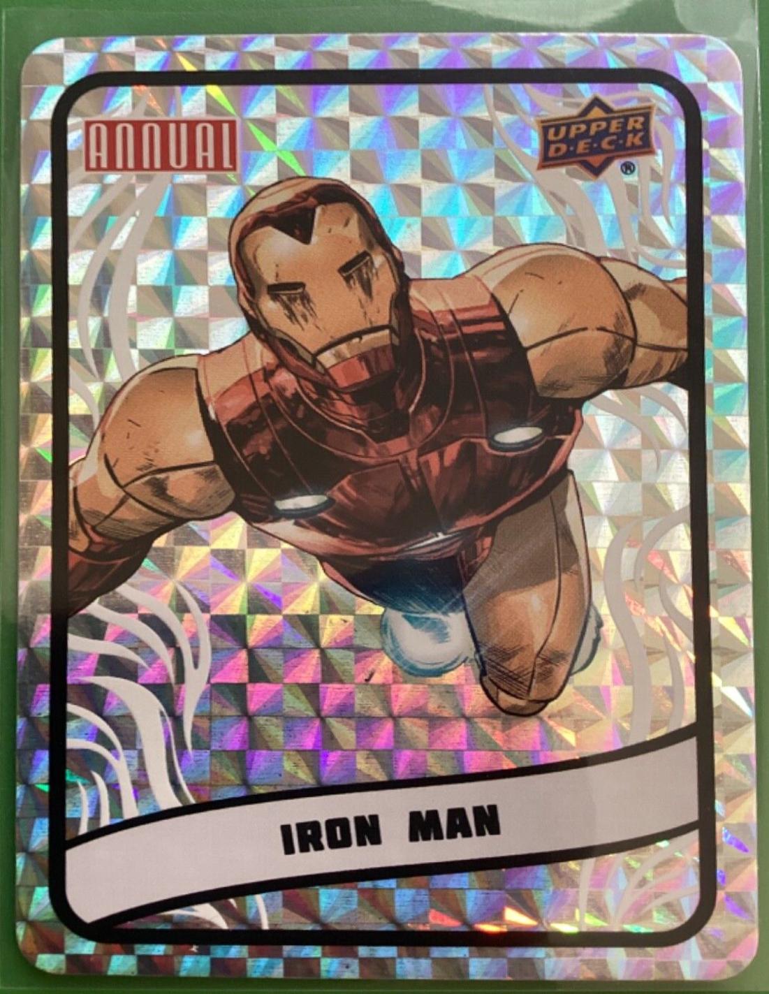 Iron Man #B15 Marvel 2023 Upper Deck Annual Backscatters