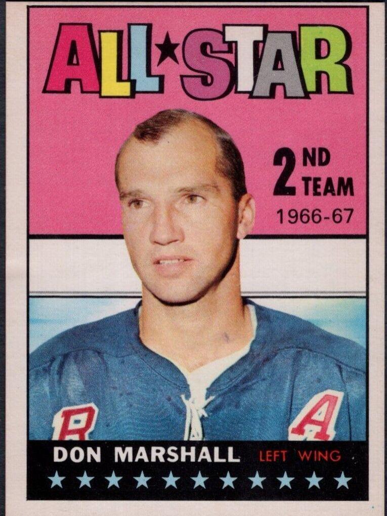 Don Marshall [All Star] #130 Hockey Cards 1967 Topps