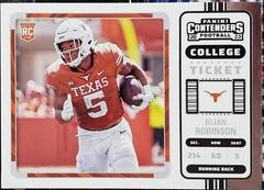 Bijan Robinson #7 Football Cards 2023 Panini Chronicles Draft Picks Contenders College Ticket Prices