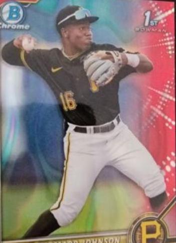 Termarr Johnson [Red Lava] #BDC-130 Baseball Cards 2022 Bowman Draft Chrome