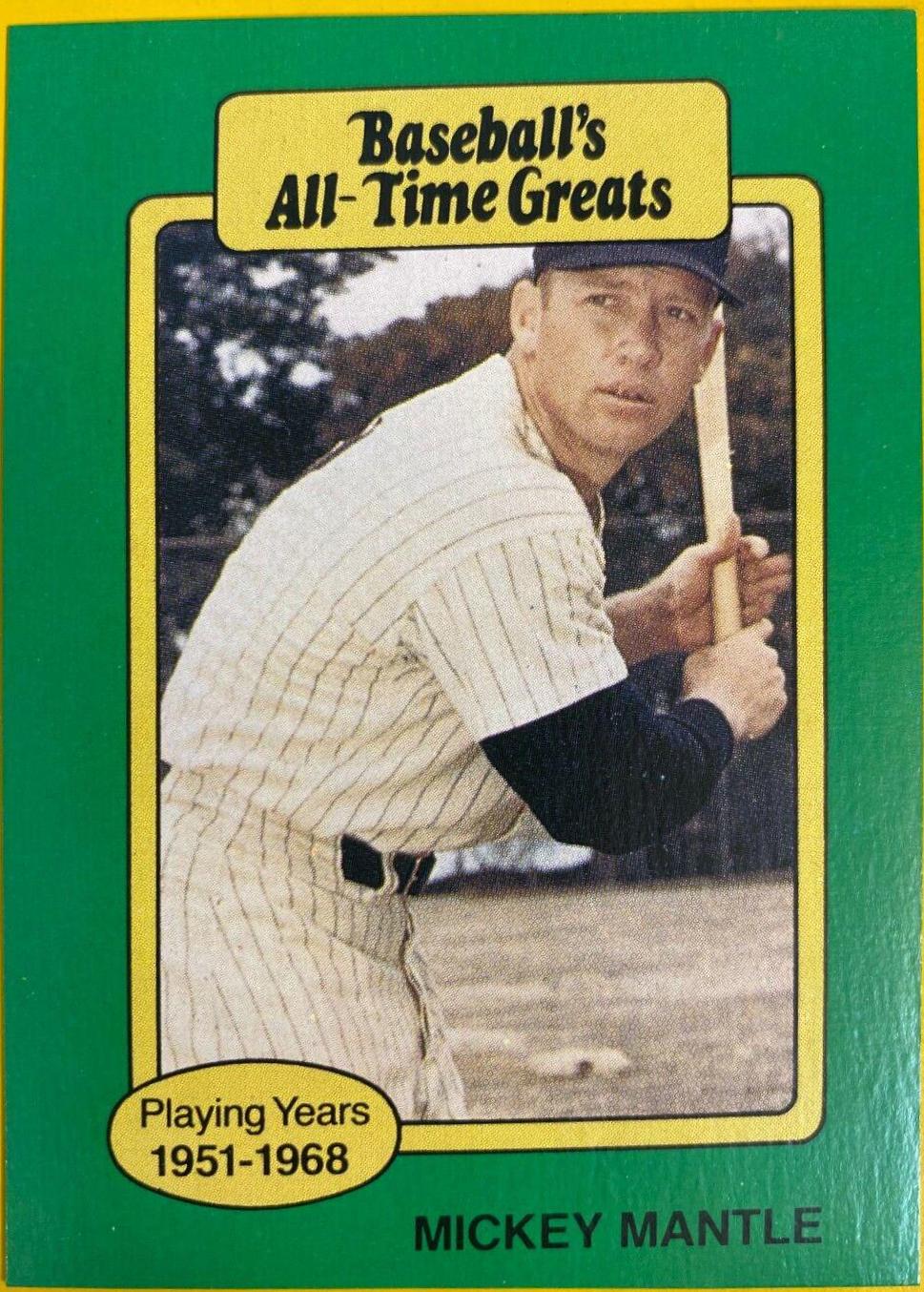 Mickey Mantle Prices 1987 All Time Greats Baseball Cards