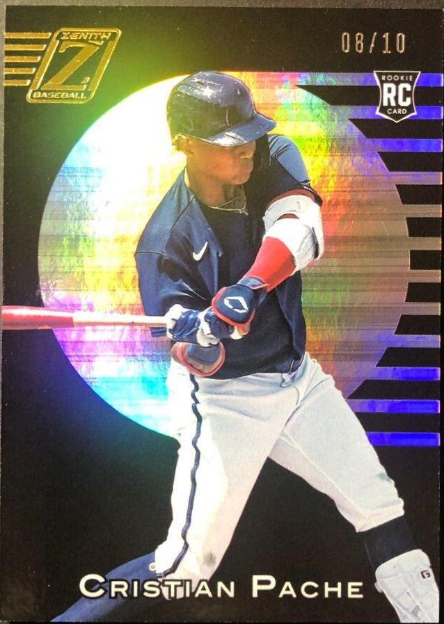 Cristian Pache [Gold] #11 Baseball Cards 2021 Panini Chronicles Zenith