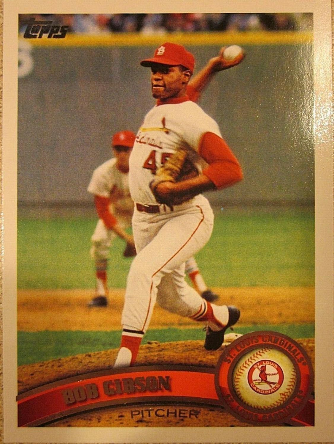 Bob Gibson #645 Baseball Cards 2011 Topps