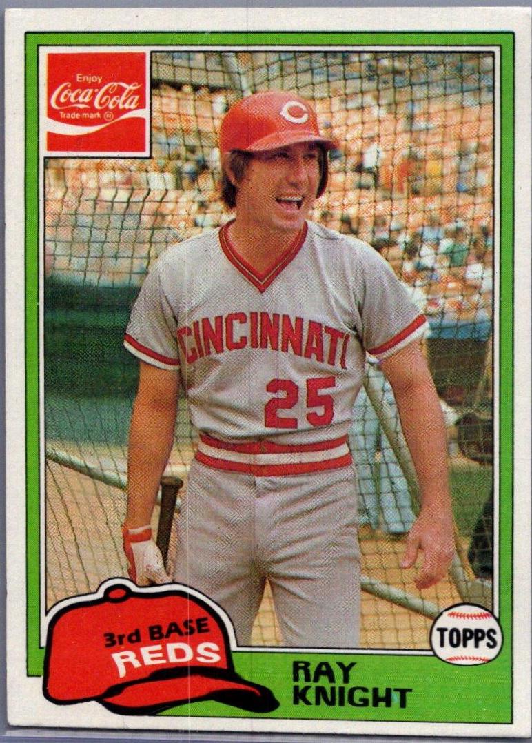 Ray Knight #8 Baseball Cards 1981 Coca Cola