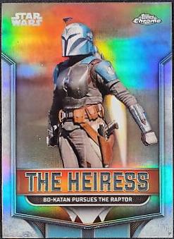 Bo-Katan Pursues the Raptor [Refractor] #TH-2 Star Wars 2024 Topps Chrome The Heiress