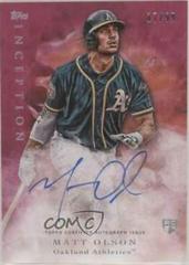 Matt Olson [Autograph Magenta] #129 Baseball Cards 2017 Topps Inception Prices