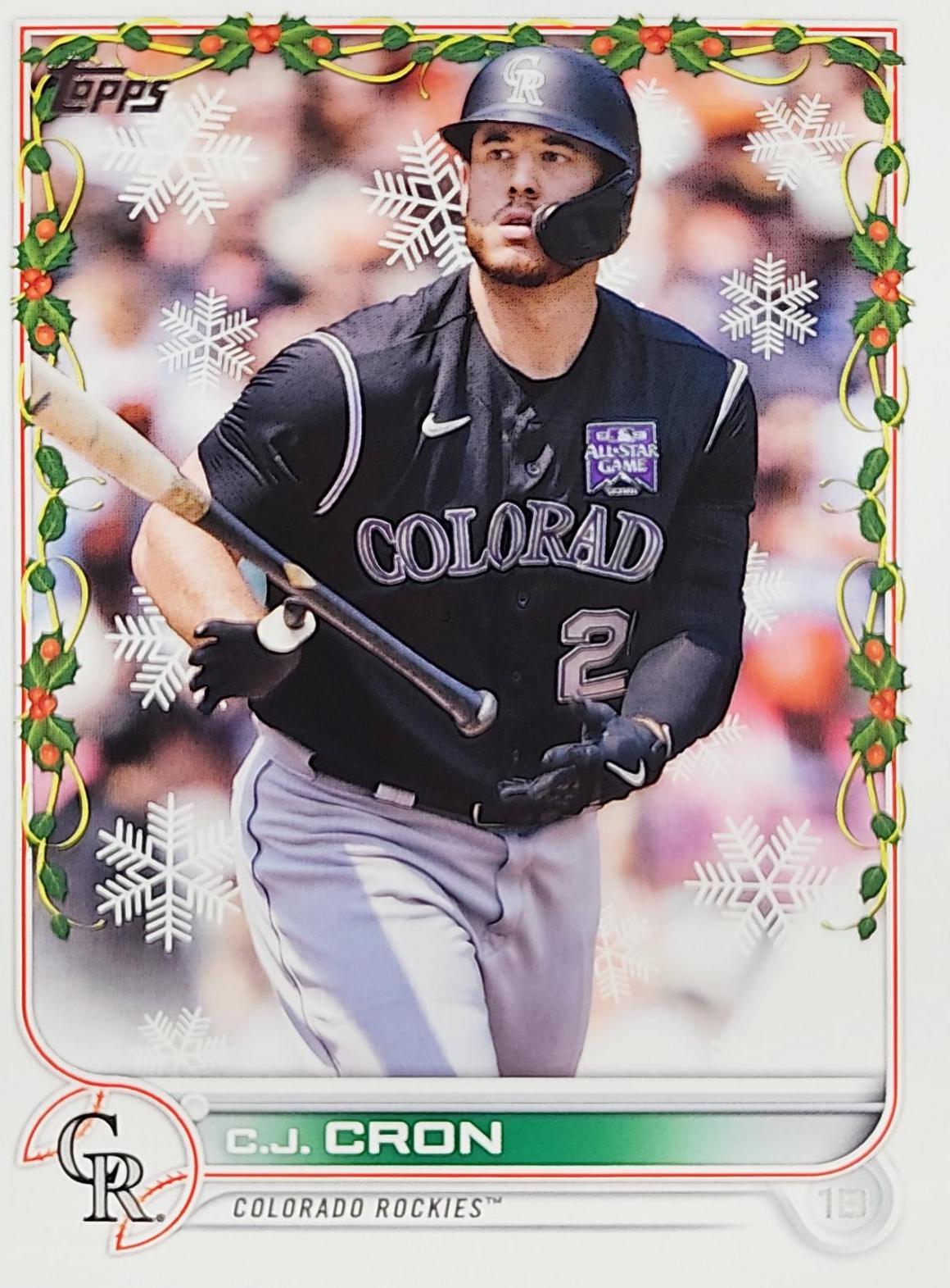 C. J. Cron #HW87 Baseball Cards 2022 Topps Holiday