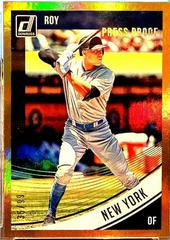 Aaron Judge [Roy Gold Press Proof] #148 Baseball Cards 2018 Panini Donruss Prices