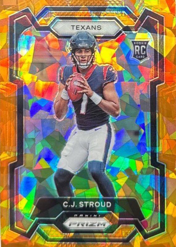 C. J. Stroud [Orange Ice] #339 Prices | 2023 Panini Prizm | Football Cards