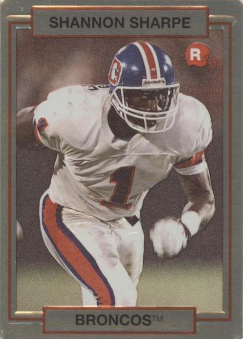 Shannon Sharpe #46 Football Cards 1990 Action Packed Rookie Update