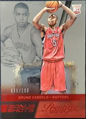 Bruno Caboclo [Bonus Shots Green] #184 Basketball Cards 2014 Panini Prestige Prices