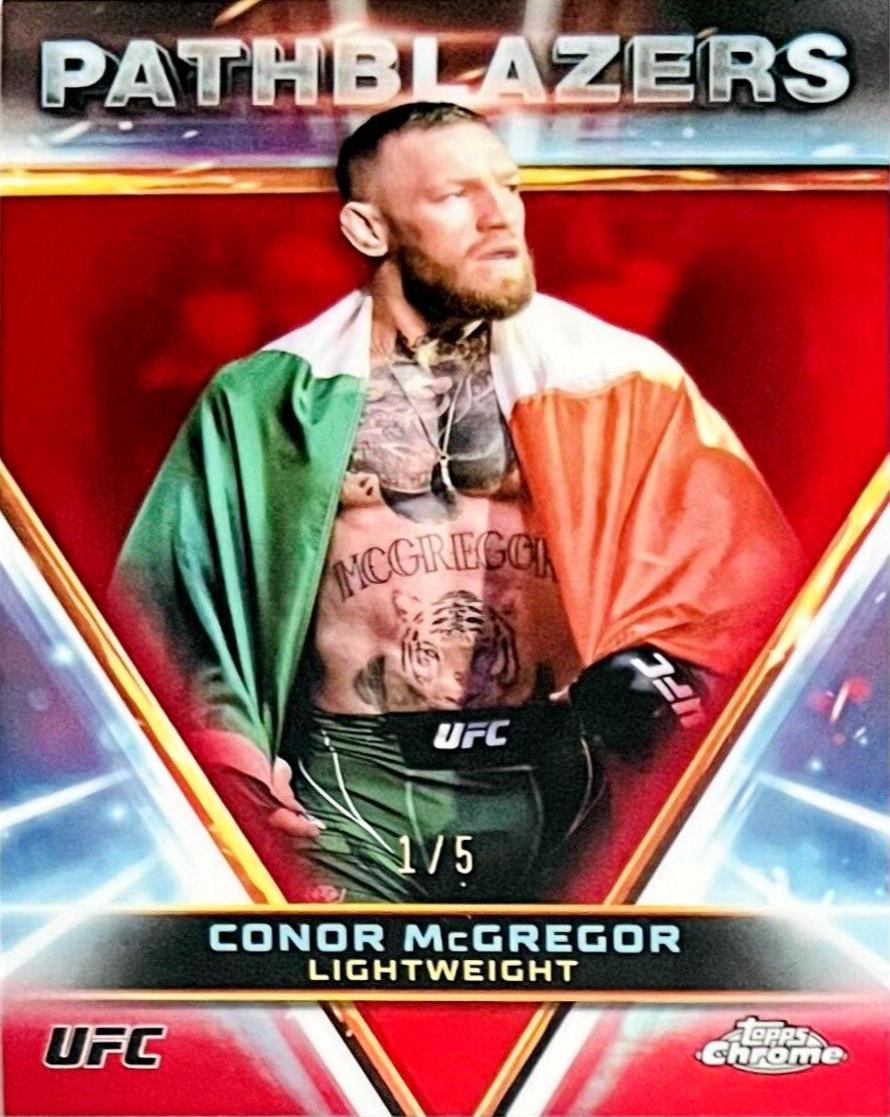 Conor McGregor [Red Refractor] #49 Prices | 2024 Topps Chrome UFC | UFC ...