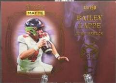 Bailey Zappe [Black Red] #SG-1 Football Cards 2022 Wild Card Matte Smoking Guns Prices