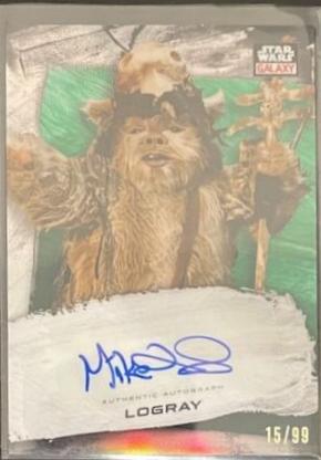 Mike Edmonds [Green Refractor] #GA-ME Star Wars 2022 Topps Galaxy Chrome Autograph