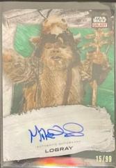 Mike Edmonds [Green Refractor] #GA-ME Star Wars 2022 Topps Galaxy Chrome Autograph Prices