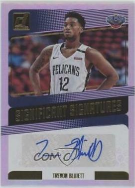 Trevon Bluiett #TBL Basketball Cards 2018 Panini Donruss Significant Signatures