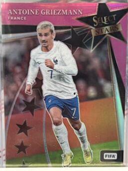 Antoine Griezmann [Pink] #6 Soccer Cards 2022 Panini Select FIFA Stars