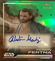 Alastair Mackenzie as Perrin Fertha [Kashyyyk Green Refractor] #AU-AM Star Wars 2024 Topps Chrome Autograph Prices