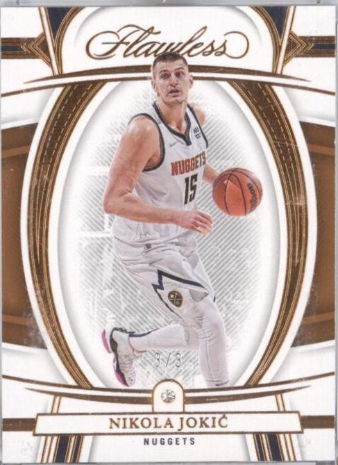 Nikola Jokic [Bronze] #8 Basketball Cards 2021 Panini Flawless