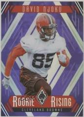 David Njoku [Purple] #RR-8 Football Cards 2017 Panini Phoenix Rookie Rising Prices