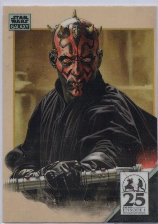 Darth Maul #AM-11 Star Wars 2024 Topps Chrome Galaxy Art of Darth Maul