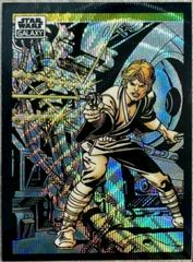 Luke Skywalker in Action! [Wave Refractor] #21 Star Wars 2022 Topps Galaxy Chrome Prices