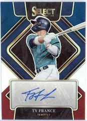 Ty France [Tri Color] #S-TF Baseball Cards 2022 Panini Select Signatures Prices