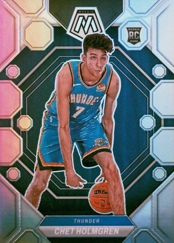 Chet Holmgren [Silver] #236 Basketball Cards 2022 Panini Mosaic